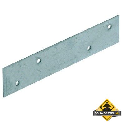 Verbindingsplaat 105X15X2mm Gegalvaniseerd - 10 stuks