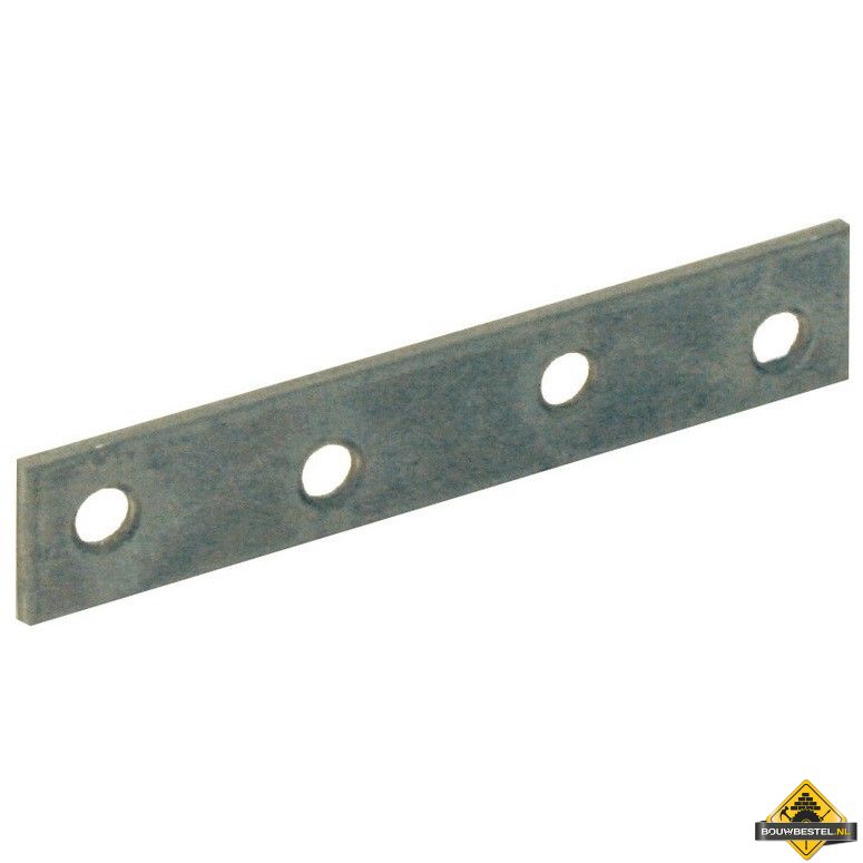 Verbindingsplaat 80X15X2mm Gegalvaniseerd - 10 stuks