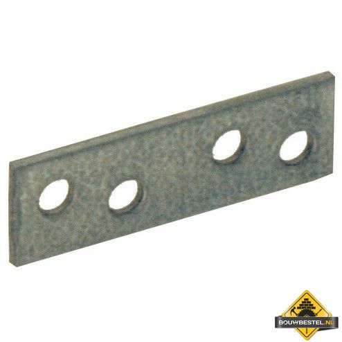 Verbindingsplaat 50X15X2mm Gegalvaniseerd - 10 stuks