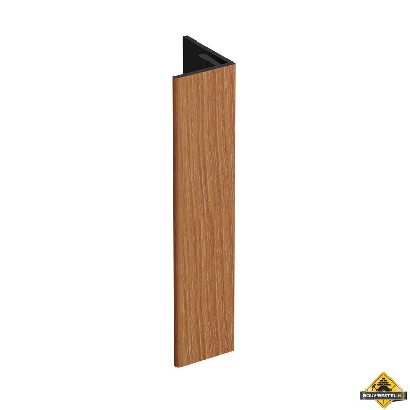 Verlengd eindprofiel 17x44mm Keralit Californian Redwood - Classic (bestelnr. 2811)