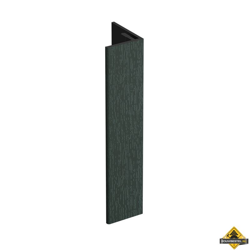 Verlengd eindprofiel 17x44mm Keralit Donkergroen - Classic (bestelnr. 2811)