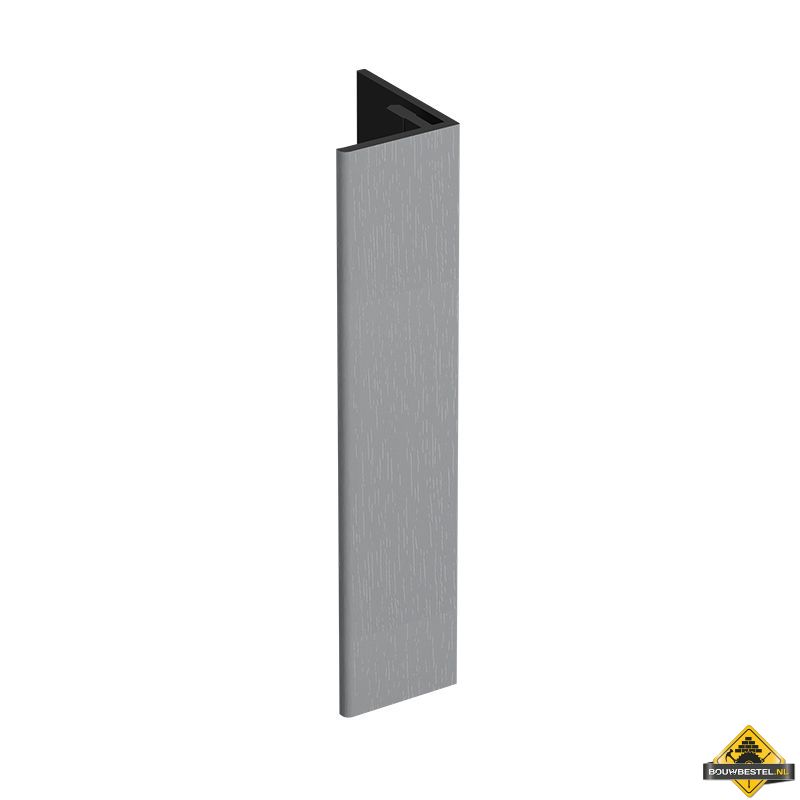 Verlengd eindprofiel 17x44mm Keralit Grijs - Classic (bestelnr. 2811)