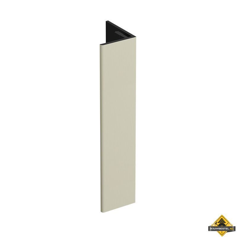 Verlengd eindprofiel 17x44mm Keralit Licht ivoor - Classic (bestelnr. 2811)