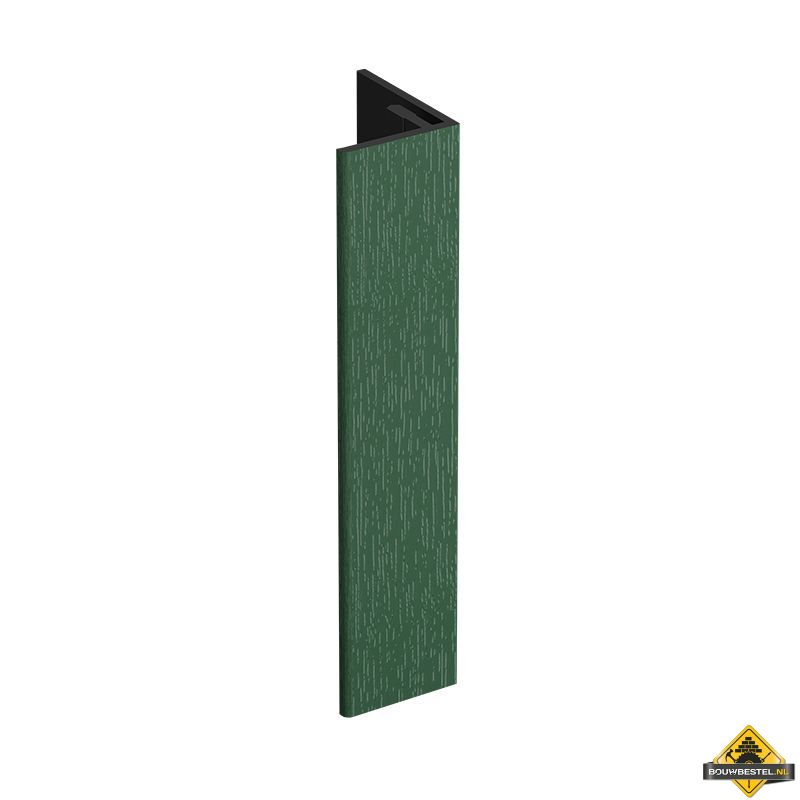 Verlengd eindprofiel 17x44mm Keralit Mosgroen - Classic (bestelnr. 2811)