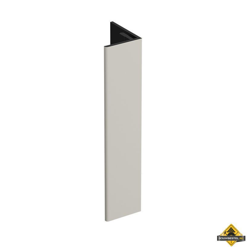 Verlengd eindprofiel 17x44mm Keralit Sandcream - Pure (bestelnr. 2811)