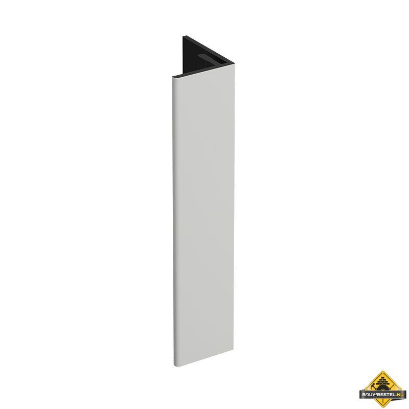 Verlengd eindprofiel 17x44mm Keralit Snowwhite - Pure (bestelnr. 2811)