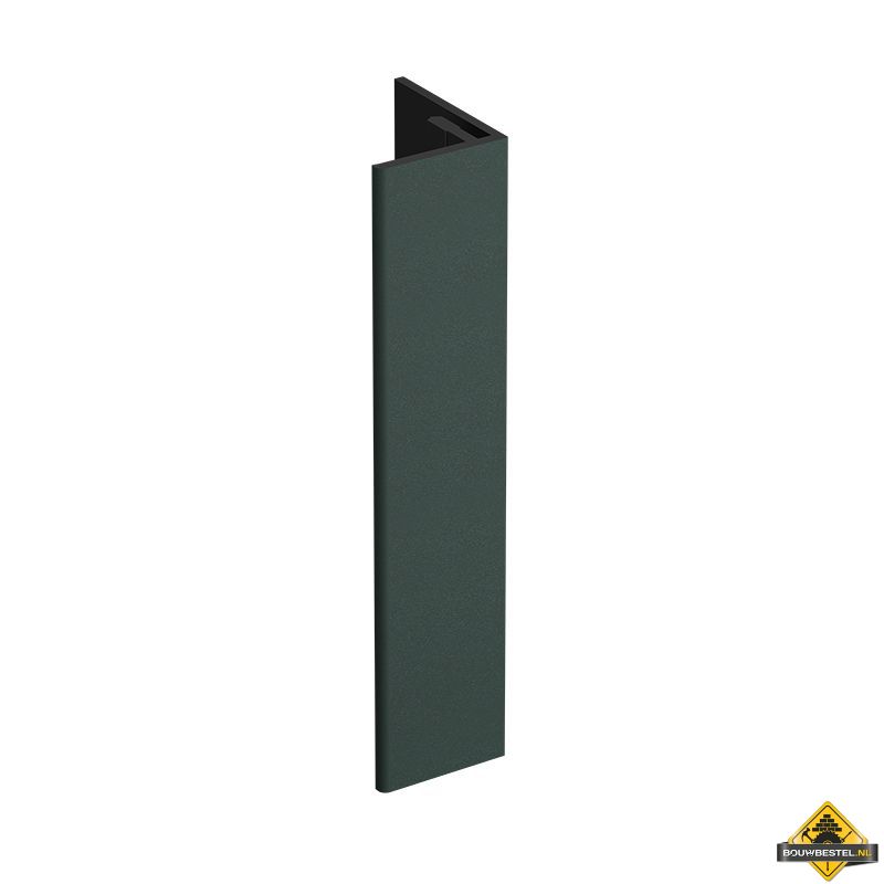 Verlengd eindprofiel 17x44mm Keralit Timbergreen - Pure (bestelnr. 2811)