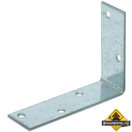 Versterkingshoek 105X75mm 30X2.5 Sendzimir verzinkt - per stuk