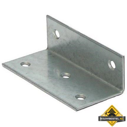 Versterkingshoek 40X25mm 75X2 Sendzimir verzinkt - per stuk