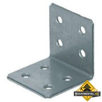 Versterkingshoek verzinkt 40x40x40 mm doos 4 stuks