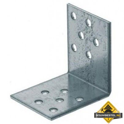 Versterkingshoek 50X50mm 40X2 Sendzimir verzinkt - per stuk