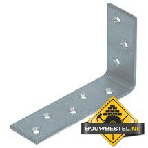Versterkingshoek 130X80mm 36X4 Sendzimir verzinkt - per stuk