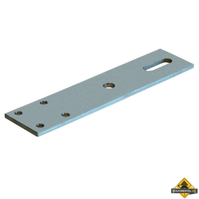 Kozijnanker / Kozijnstrip GB Vlak 250x60x6mm Sendzimir verzinkt - per stuk