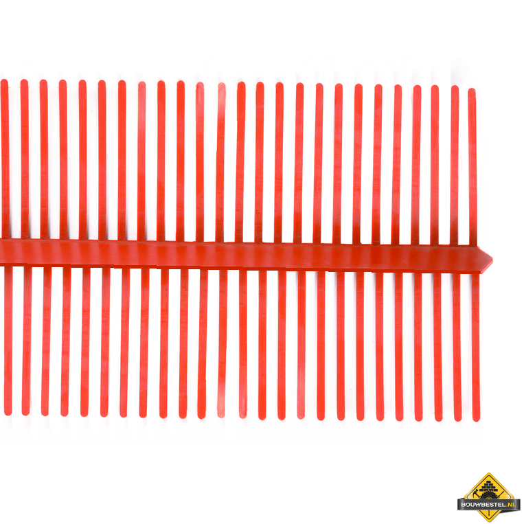 Vogelmuisschroot 70 mm /100 cm rood per stuk