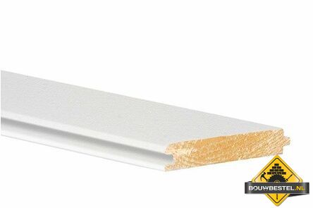 Vuren B zichtwerk Vellingdeel 22x125 mm 420 cm geschaafd gevingerlast gegrond PEFC