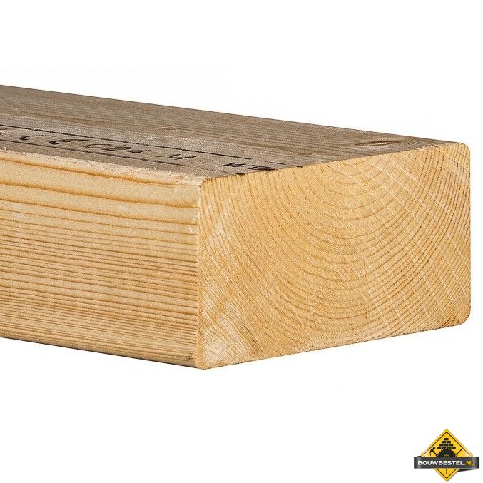 Vuren C Geschaafd - 100x200mm (nettomaat 95x195mm)