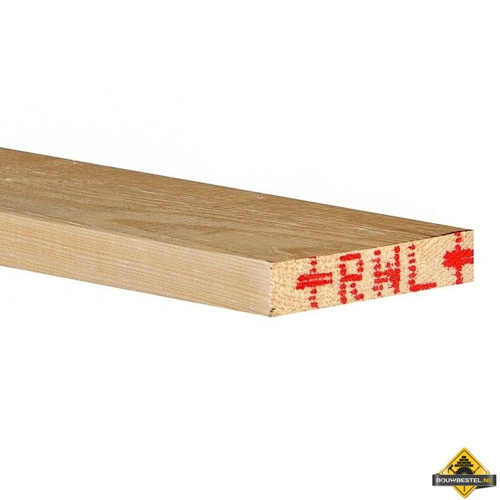 Vuren C Geschaafd - 22x100mm (nettomaat 18x95mm)