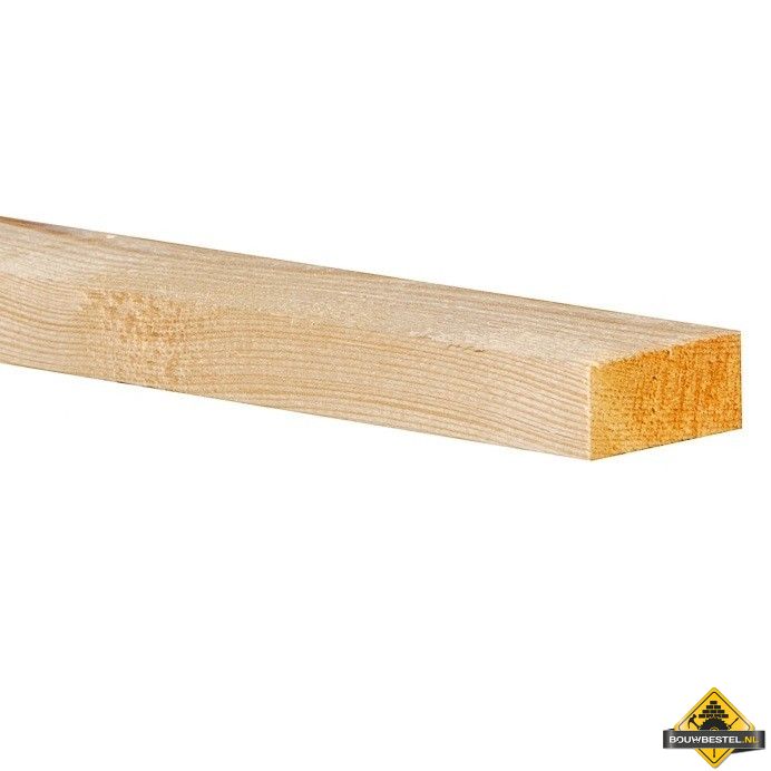 Vuren C Geschaafd - 22x63mm (nettomaat 21,5x60mm)