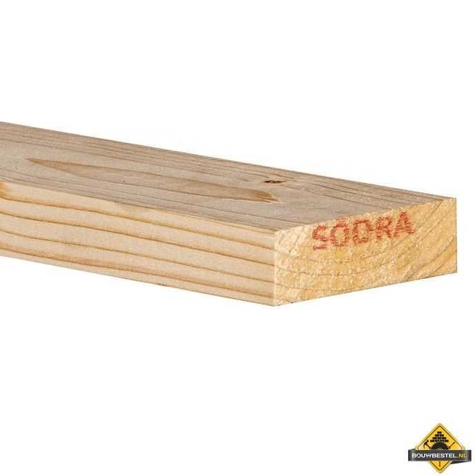 Vuren C Geschaafd - 32x100mm (nettomaat 28x95mm)