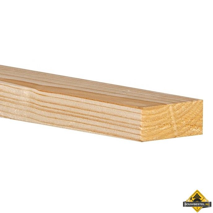 Vuren C Geschaafd - 32x75mm (nettomaat 28x70 mm)