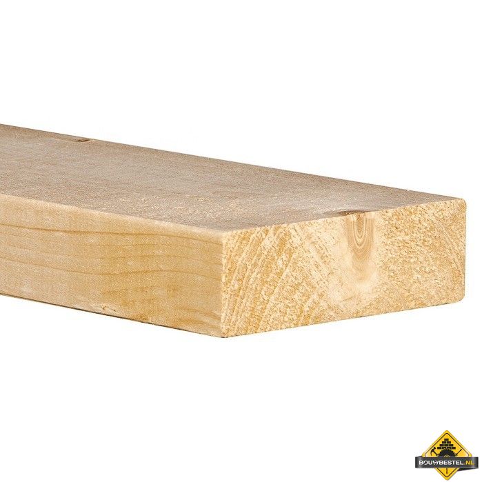 Vuren C Geschaafd - 50x150mm (nettomaat 44x145mm)