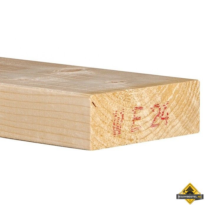 Vuren C Geschaafd - 63x175 mm (nettomaat 58x170mm)