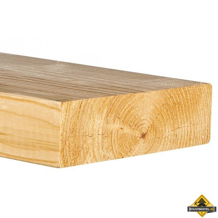 Vuren C Geschaafd - 75x250mm (nettomaat 70x245mm)