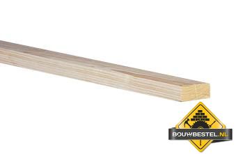 Vuren C Geschaafd - 32x75mm (nettomaat 28x70mm) (480cm)