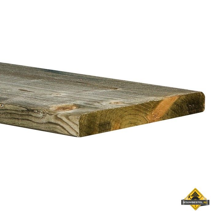 Vuren C Geschaafd Druk Geïmpregneerd - 22x150mm (nettomaat 18x145)