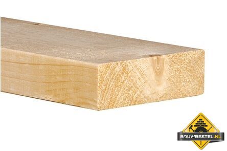 Vuren C18 Geschaafd - 50x125mm (nettomaat 44x120mm) (270cm)