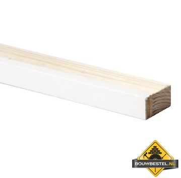 Vuren kanthout Wit 18x34x3000mm - 10 stuks