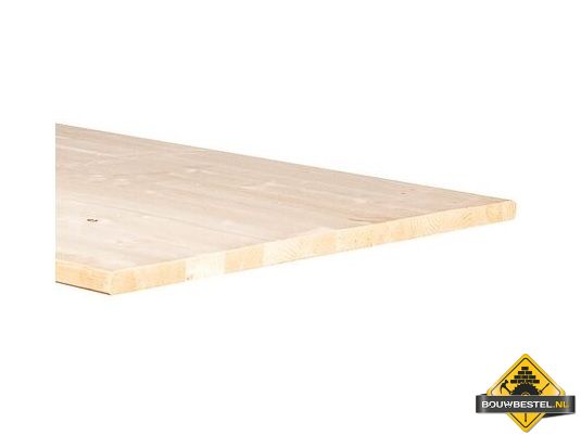 Vuren kastplank FSC 18mm 30cm breed 380cm lang