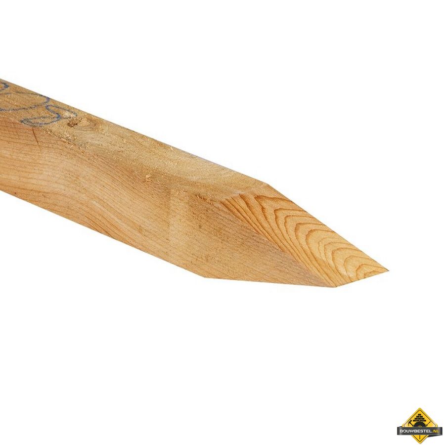 Vuren piket gepunt FSC 50 x 75 mm - 120 cm (circulair hout)