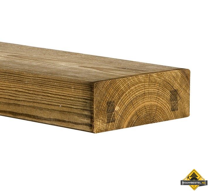 Vuren C Geschaafd & Geimpregneerd 50x150x4800mm (netto 44x145mm)