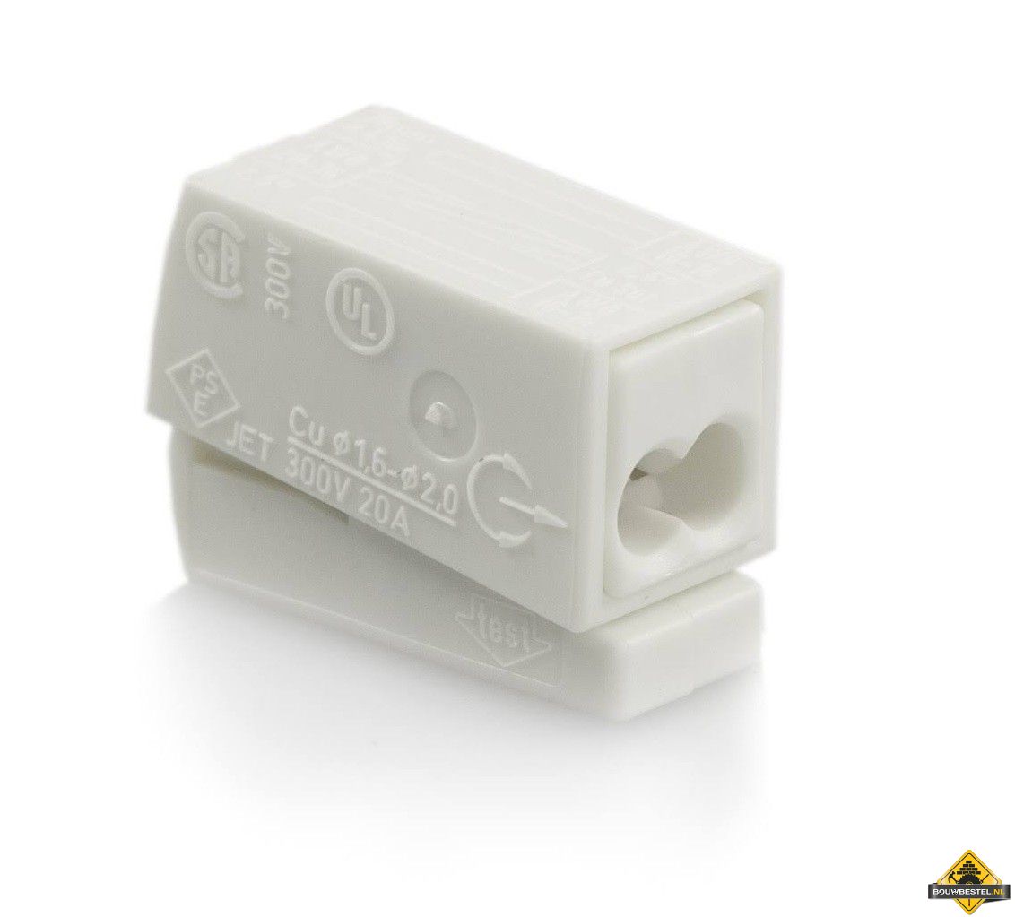 Wago Kroonklem tot 2.5mm 2 voudig