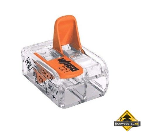 Wago Lasklem 2-voudig tot 4mm2