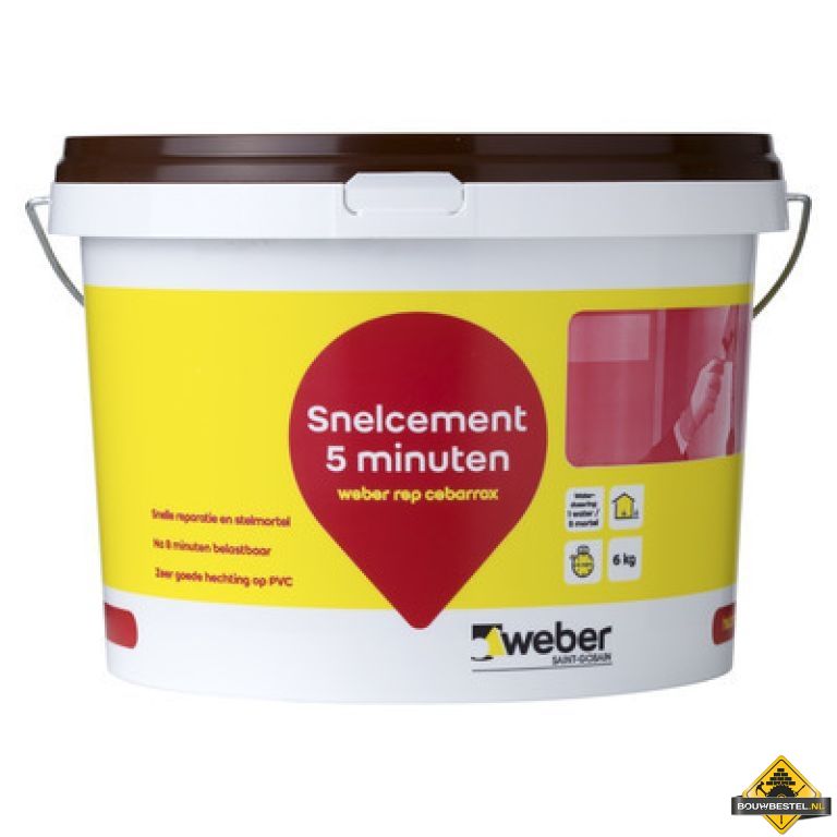 Weber Beamix Cebarrox Snelcement 5 min grijs 6kg