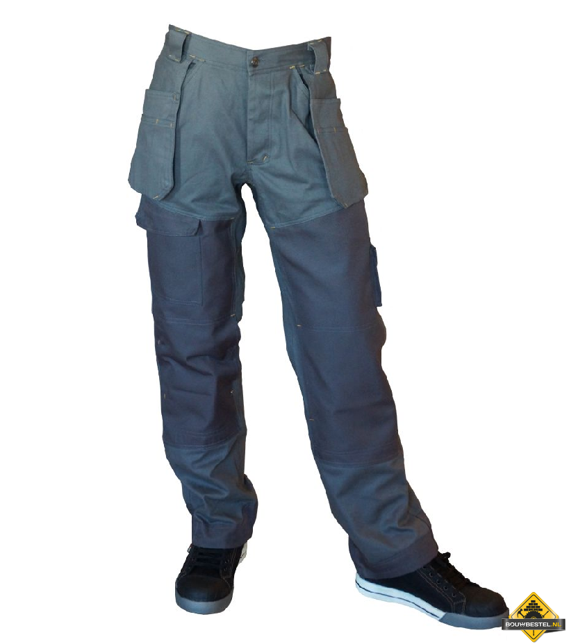 Be-Wear | deluxe werkbroek grijs | maat 46 | Super Prof