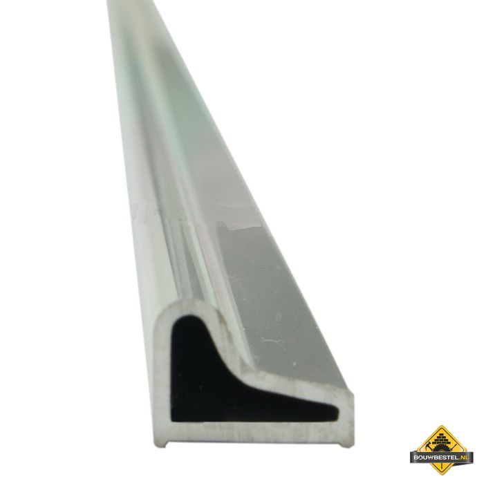 Wiesbaden Chroom bodemstrip waterkering 1/4 rond enkele deur 90cm
