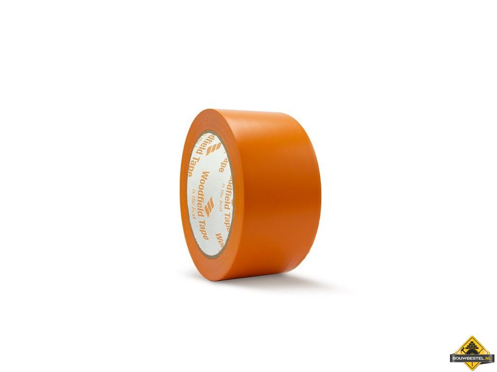Maskingtape PVC Oranje 33mm rol 50 meter