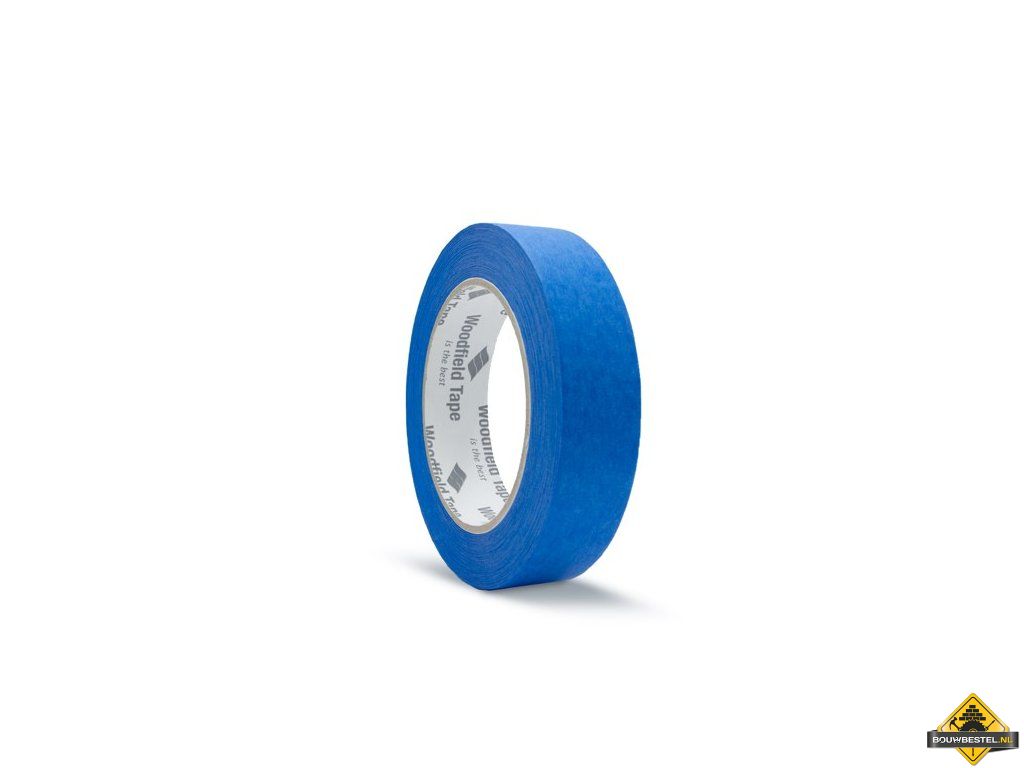 Maskingtape UV bestendig 24mm blauw rol 50 meter