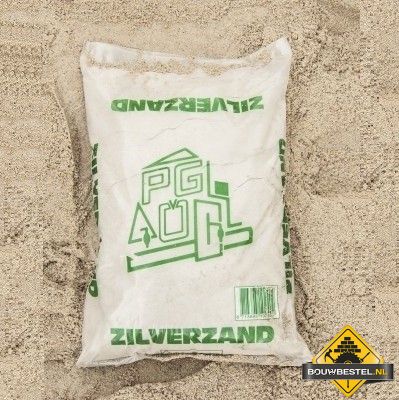 Zilverzand 0-0,3mm (25kg)