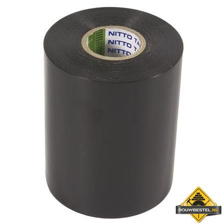 Zwarte isolatietape - 100 mm x 20 m