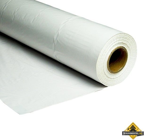 koppeling rots zakdoek Asbestfolie Asbest Plastic 200 micron 50x4m - Bouwbestel