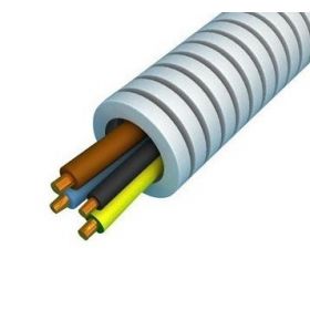 Flexbuis met draad 3G2,5+1,5 (3x2.5mm2 + 1x1,5mm2) 16mm 5/8 - 100 meter