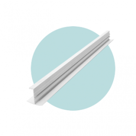 Attic L Click naadprofiel - lengte 2600 mm | 6 stuks | Usystem dakplaat Accessoires