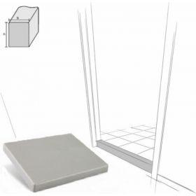 Badceldorpel Antraciet (4x6x100cm)