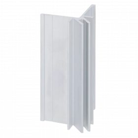 Basis aluminium uitwendig hoekprofiel Aluminium 400cm (bestelnr. 2803)