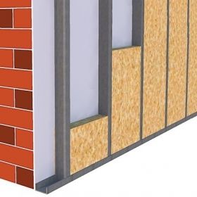 Bestaande tussenmuur / wand isoleren met metal stud