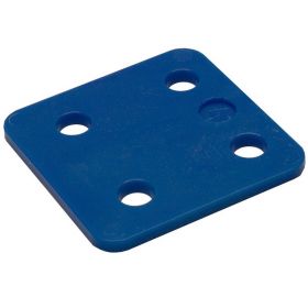 GB Drukplaatjes / Stelplaatjes Blauw Zonder Sleuf 70X70X4 - 48 stuks